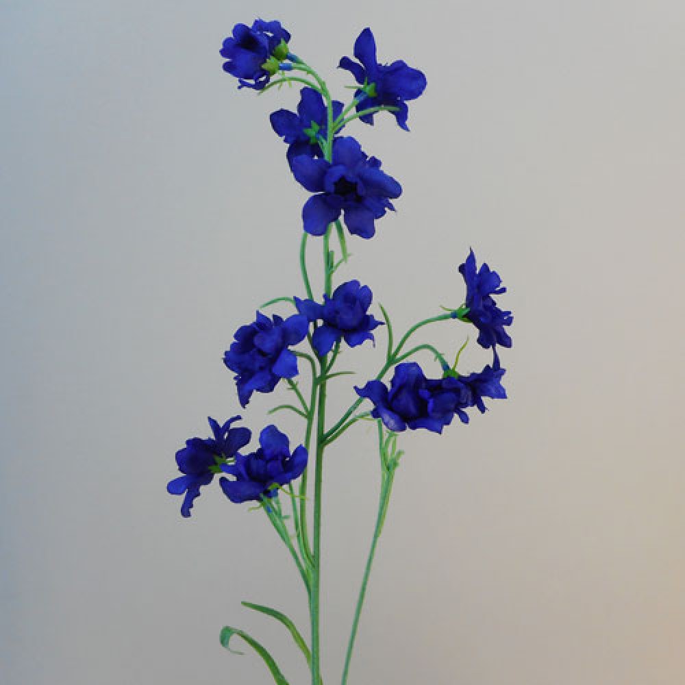 Artificial Flowers Galaxy Delphinium Dark Blue 78cm